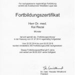 Fortbildungs-Zertifikat